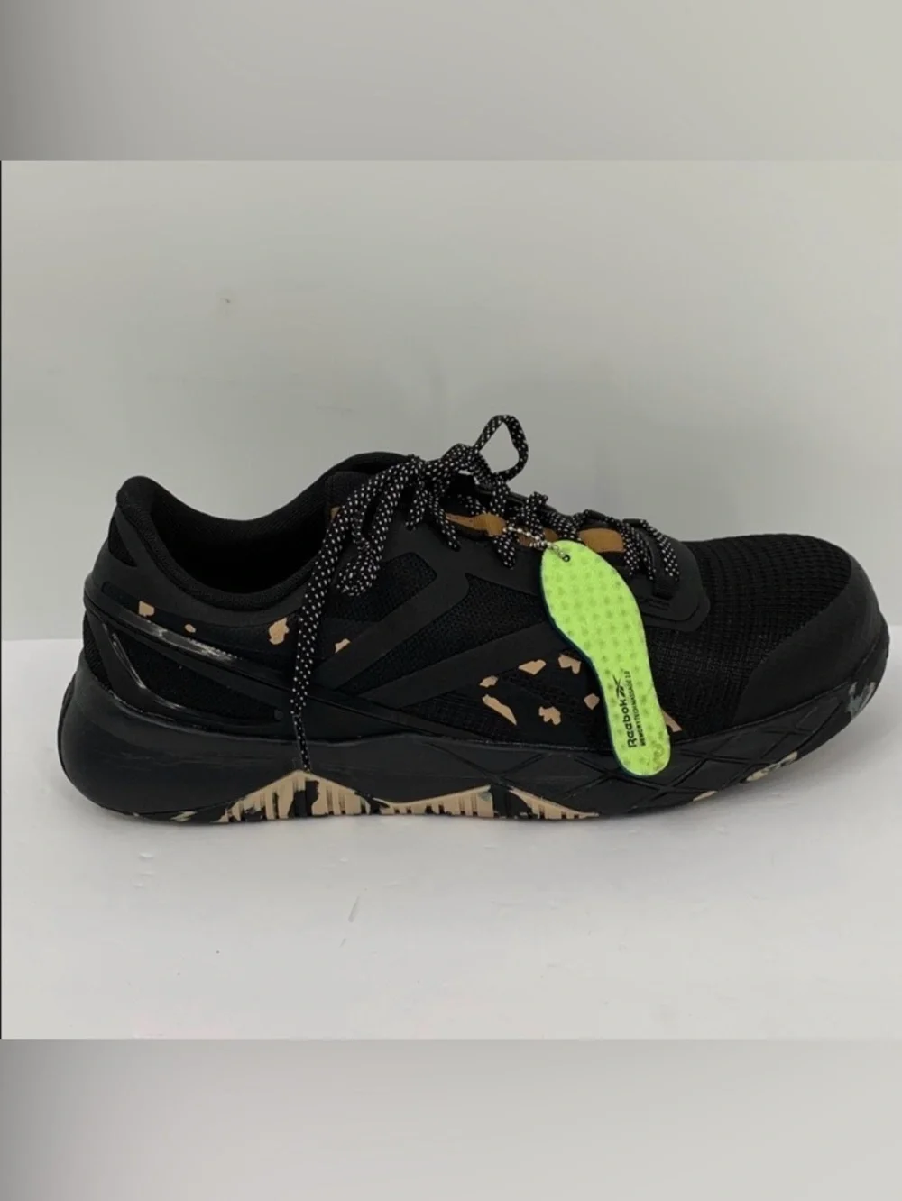 Reebok Nanoflex Work sneakers shoe composite toe RB366 lace-up black women 11